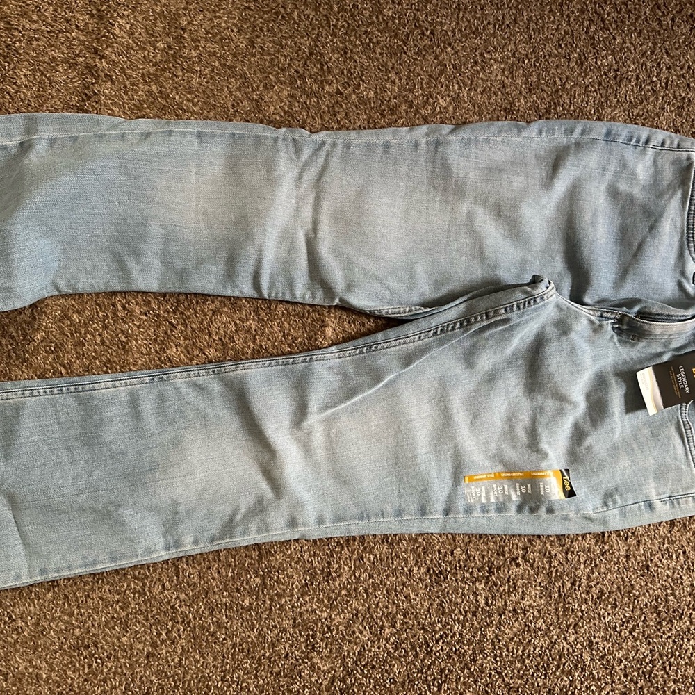 Lee Light Blue Denim Jeans - Straight Leg